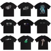 T-shirtnew T-shirtnew Rapstar T-shirt Dice Dice Gradient Camo Mens and Womens T-shirts Loose et Pullover Couple Pure Couettes à manches