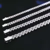 Chaîne de Tennis en argent Sterling 925, prix de gros, en Stock, 2mm, 3mm, 4mm, 5mm, collier Vvs Moissanite pour bijoux fins, chaîne de Tennis