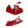 Dog Apparel Fun Pet Christmas Clothes Riding A Deer Jacket Coat Pets Costumes Outfit For Big Small
