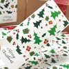 Emballage cadeau 50pcs autocollants de Noël étiquette de sceau merci petite entreprise emballage de décoration de marchandise à la main