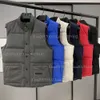Winter Designer Down Vest Men's Women's Zipper Badges Puffer Jacket Parkas Coat Waterproof Men Sleeveless Jackets