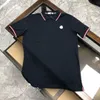 Haute Qualité Été Hommes Polos Chemise Designer T-shirts Polo Court Homme Avec Col À Rayures T-shirts Unisexe Streewears Manches S-3xl A5 0IYK