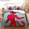 Conjuntos de cama Garten de Banban Jogo Jogo Fronhas Única Rainha Rei Para Crianças Colorido Arco-íris Dos Desenhos Animados Bonito 3D Duvet Cover