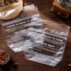 Gift Wrap 50Pcs Portable Bread Toast Bags Food Grade Self Sealing Packaging Bag Clear Donut Pastry Pouches Birthday Wedding Party Supplies