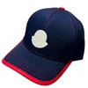 Heren Ball Caps Designer Hoeden Voor Vrouwen Monclair Canvas Baseball Caps Lente Herfst Cap Verstelbare Zonnescherm Geborduurde Hoed Motorkap Pet