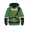 Lenda de zelda moda hoodie link conjunto com capuz outono e inverno manga comprida moletom cosplay traje 906
