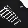 Herren T-Shirts Vintage Schraubenschlüssel Öffner Mechaniker T-Shirts Männer Auto Reparatur Ingenieur Baumwolle T-Shirt Kurzarm Lustige T-Shirts Top T-Shirt Herrenkleidung T240202