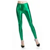 Pantalon femme extensible Faux cuir Leggings crayon pantalon Fitness mode or argent jegging couleur bonbon pantalon