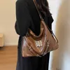 Backpack Style Vintage PU Oil Wax Skin Tote Bucket Bags For Women Luxury Designer andbags And Purses 2023 New In Travel SoulderH2422