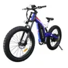 US STOCK AOSTIRMOTOR S17-1500W Bicicleta elétrica 48V 1500W Mountain Ebike 48V 20Ah Bateria 26 polegadas 4.0 Pneu gordo Color-U-LCD Display Freio hidráulico Duplo ombro garfo grande