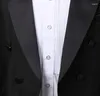 Ternos masculinos masculinos branco/preto/vermelho fraque mágico palhaço palco festa de formatura 2 peças conjunto padrinhos para casamento smoking jaqueta calças