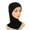 Abbigliamento etnico 2024 Morbido Modale Musulmano Underscarf Donne Interno Hijab Caps Cofano Turbante Cap Sciarpa Femminile Headwrap Turbante Mujer