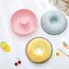 Baking Moulds Air Fryer Pan Doughnut Mold DIY Silicone Donut Casting Kitchen Tray Temperature Resistant Non-Stick Supplies