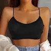 Bras Sexy Bra Bandeau Crop Top Slim Spaghetti Strap Seamless Tube Backless Bralette Streetwear Lingerie Beauty Back Tee