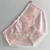 Women's Panties Korean Style Sweet Strawberry Underpants Ladies 40S Cotton Crotch Hip Buttocks Pink Cute Bow Student Girl