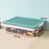 Stapelbar förvaringslåda Byggnadsblock Lego Transparent Split Plastic Kids Toy Container Case Large Capacity Jewelry Organizer 240125