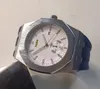 Montre pour hommes de marque haut de gamme du président américain, bracelet en caoutchouc en acier inoxydable de 42mm, horloge étanche, verre saphir, mouvement à Quartz, Bracelet super brillant