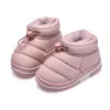 Winter Baby Meisje Schoenen Antislip Pluche Warme Thuis Schoenen Meisjes Sneakers Leuke Korte Laarzen Indoor Jongens Loafers Katoenen Schoenen SWB001 240127