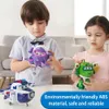 Super Wings 6 pouces Deluxe transformant un avion de déformation Mira suralimenté en robot avec des lumières, des sons, des figurines d'action, jouets 240119