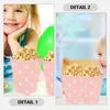 Ta ut containrar 12 st PRIES FRIES Party Popcorn Box Simple Decorations Boxes for Serving Paper Cup