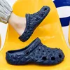 Sandálias masculinas chinelos verão ao ar livre afiado sapatos de jardim homens durian praia casual slide mules sandal40-45