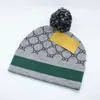 Berretto invernale di design berretto da uomo berretto caldo alla moda invernale nuovo cappello di lana lavorato a maglia cappello lavorato a maglia di lusso W-3