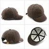 Ball Caps SLECKTON Baseball Cap For Men And Women Short Brim Washed Letter Sun Hats Outdoor Sport Peaked Casual Snapback Unisex