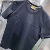 Новая мужская футболка Европа Франция Роскошная 3D-графика с алфавитом с принтом Модная брендовая футболка с коротким рукавом Женская одежда BB Повседневная хлопковая женская мужская футболка