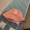 Beautiful Cochonou Bob Hats Red Plaid Bucket Hats for Men Women Unisex Breathable Outdoor Sun Hat Panama Caps Fisherman Hats 240125