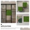 Decorative Flowers Wreaths Decorative Flowers 2 Pcs Foam Flocking Simation Moss Green Background Wall Faux Grass Decor Fake Panel Ar Dhzdq