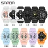 SANDA Digital Watch Men's Sport Watches for Men Waterproof Clock Outdoor Wristwatch Male Relogio Digital Masculino 210804