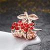 Hair Clips Mini Rhinestone For Woman Clip Wedding Headdress Fashion Colorful Crystal Small Crab Girl Jewelry Gift