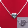 New heart-shaped LOVE necklace with exquisite carving craftsmanship, high-definition steel stamped love necklace with diamonds, perfect as a gift.