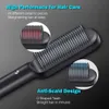 Hair Straightener Brush Comb Ionic Straightening with Anti Scald Fast Ceramic Heating Portable 240126