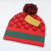 Berretto invernale di design berretto da uomo berretto caldo alla moda invernale nuovo cappello di lana lavorato a maglia cappello lavorato a maglia di lusso W-3
