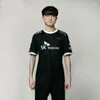 Męskie koszulki SKT T1 2024 Drużyna koszulka LOL League Faker LCK Custom Shirt Keria Zeus Gumayusi Electronic Sportswear Materi