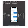 Mobiltelefonörlurar M6 Mini Translation Headset 127 Språk Översättning Smart Voice Translator Wireless Bluetooth Translation Headset Hållbart YQ240202