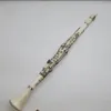 고품질 17 키 G 곡 Clarinet Bakelite Body Silver Key Professional 악기 케이스