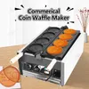 Bread Makers ITOP WG-1 Commerical Coin Waffle Maker Non Stick Pan Snack Machine Round Timer 110V 220V