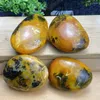 Decorative Figurines Natural Mineral Healing Crystal Yellow Bumble Bee Jasper Play Hand Polished Meditation Chakra Halloween Decor Reiki