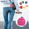 Keychains Creative Mini Purses Pendant Coin Wallet With Zipper Keyring Backpack Decor Charm Car Trinket Key Holder Accessories