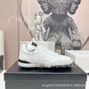 Designer Chaneles sneakers Diamond Mönstrade casual skor Tjock Soled Sports Casual Womens Shoes Round Toe Tennis Shoes DWE1