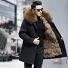 Designer Autumn/winter Haining Mens Pie Overcoming Medium to Long Detachable Fur Inner Lining Coat with Thickened 0GKH