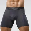 Underpants Men Lengthen Boxer Seamless Shorts Bulge Pouch Briefs Underwear Workout Fitness Breathble Comfortable XL - 4XL 2024