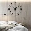 Nowa dekoracja domu Big 27 47 cali Zegar ścienny Nowoczesny design 3D DIY DUŻY dekoracyjny zegar ścienny zegarek Ściana Unikalny prezent LJ2012313E
