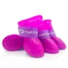 Abbigliamento per cani 1 pezzo carino silicone per animali domestici anti sporco e scarpe antipioggia antiscivolo copertura inferiore morbida orsacchiotto per piccoli gatti