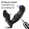 Télécommande Prostate Masseur Vibrateur Hommes Butt Plug Vibrant Plug Anal Masturbateur Mâle Adulte Sex Toy pour Couples Gay 240126