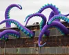 7mH (23ft) Met blower groothandel Fabriek opblaasbare octopus tentakels been Klauwarmen voor het bouwen van dak en aquariumdecoratie Halloweenfeest