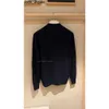 Loro Piano Sweaters Mens Winter Navy Blue Brown Khaki Round Neck Long Sleeve Cashmere Sweater PJX2