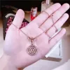 BVLGARY NECKLACE DESIGNER Luxury Fashion Women Original kvalitet Rose Gold Fortune för icke -blekande ljus liten och populär avancerad stor pannkaka krage kedja gåvor